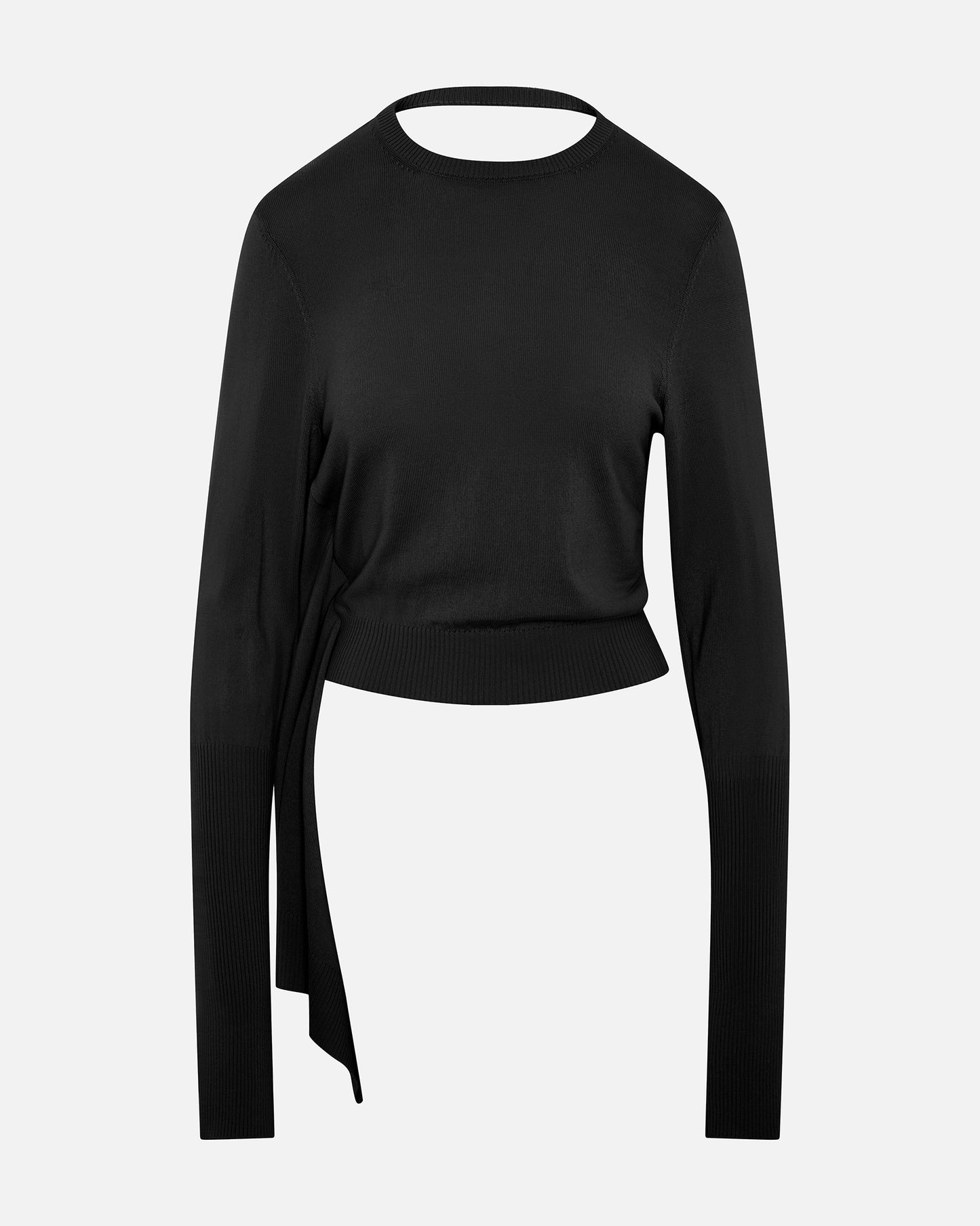 NOCTURNE KNIT CREWNECK BLACK