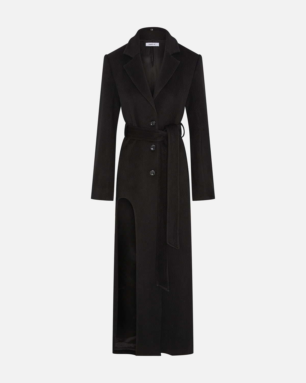 RAVEN COAT WITH DETACHABLE FAUX FUR GREY/BLACK