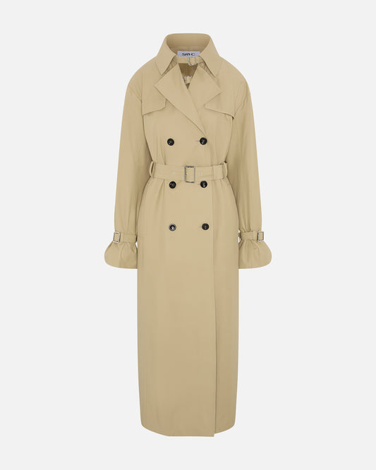 SEREN TRENCH COAT LIGHT BEIGE