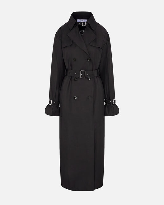 SEREN TRENCH COAT BLACK