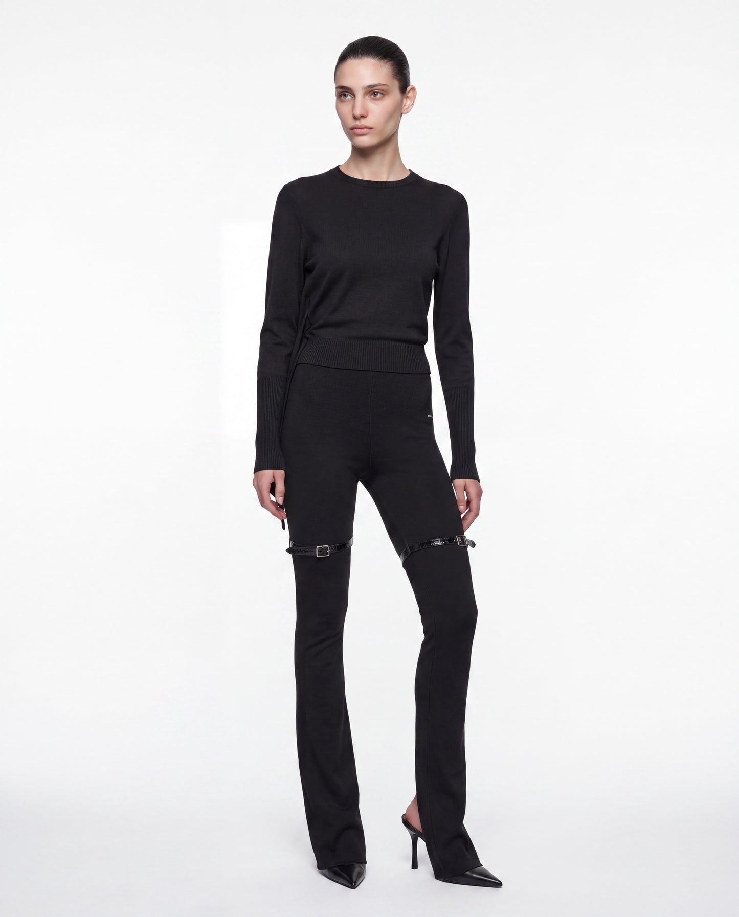NOCTURNE KNIT CREWNECK BLACK