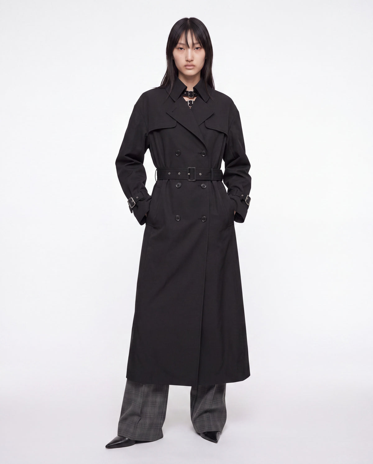 SEREN TRENCH COAT BLACK