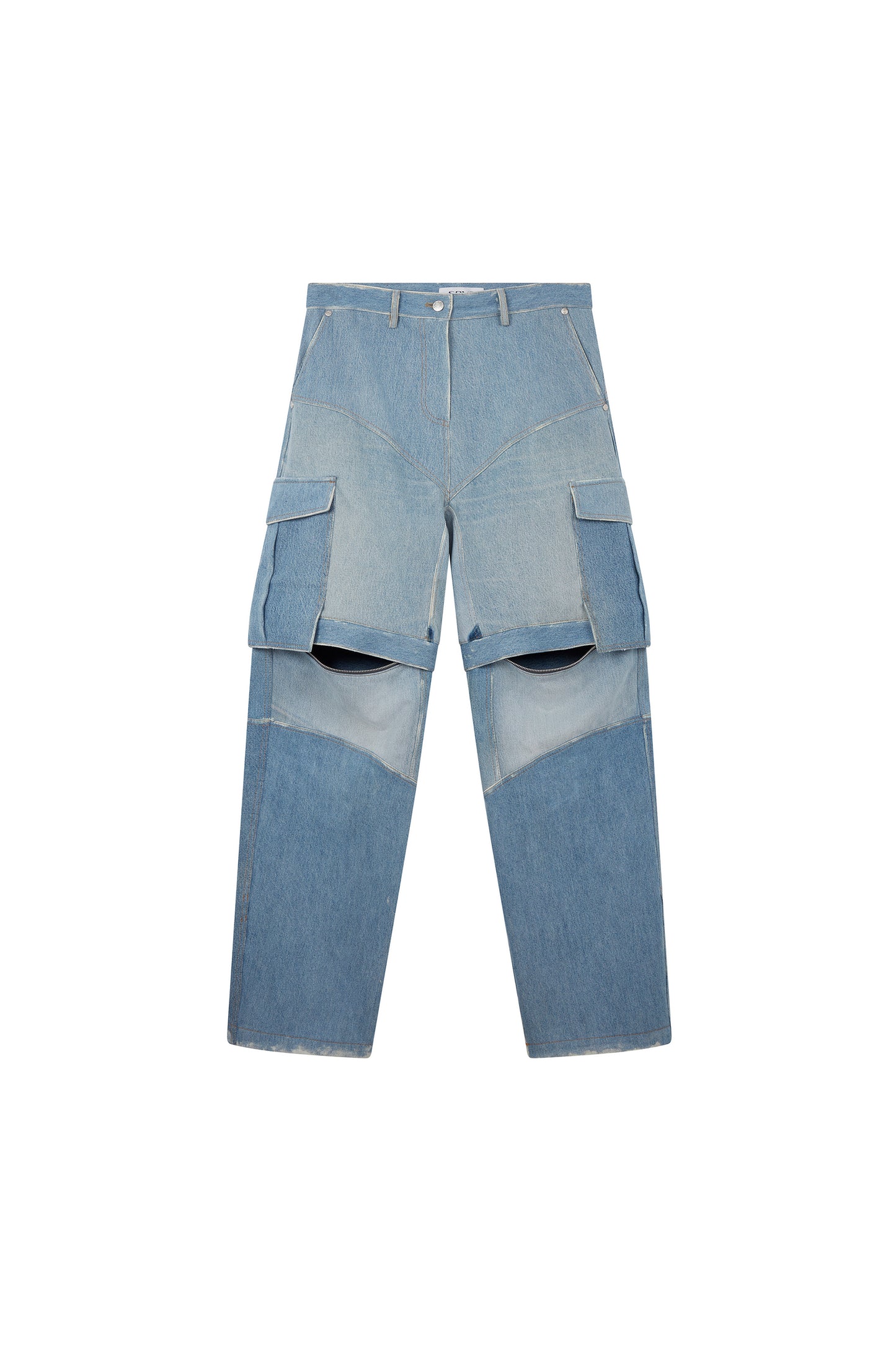 SERVICE CARGO TROUSERS RECYCLED DENIM