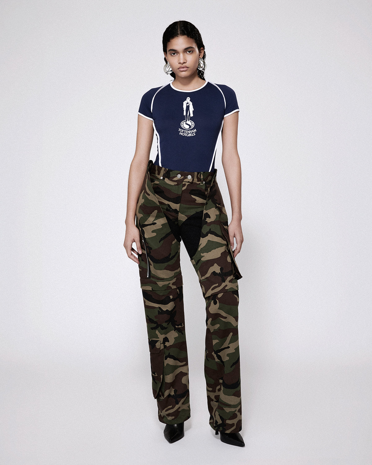 TOTTENHAM HOT GIRLS T-SHIRT NAVY