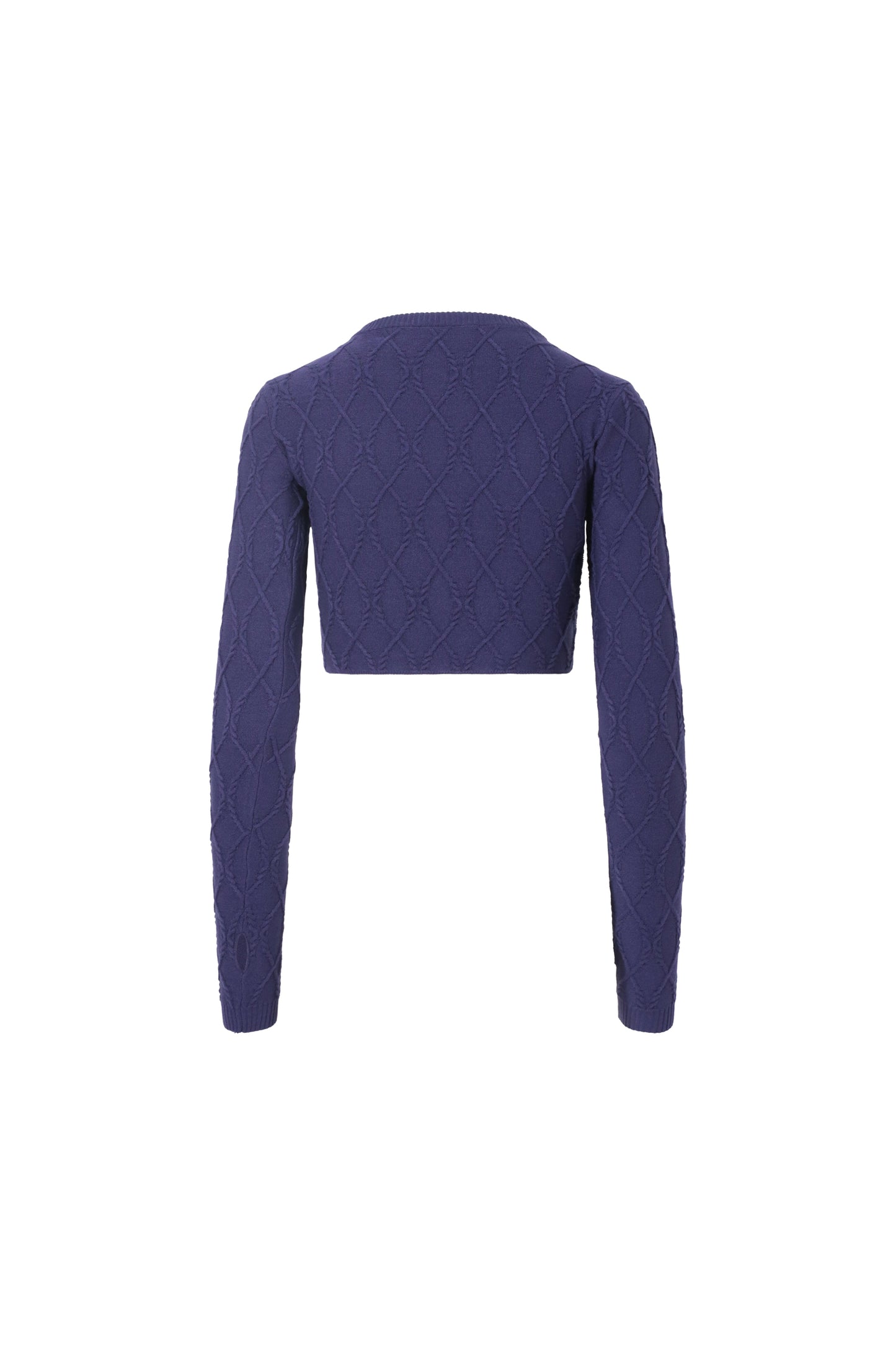 OVERTURNED LONG SLEEVE NAVY