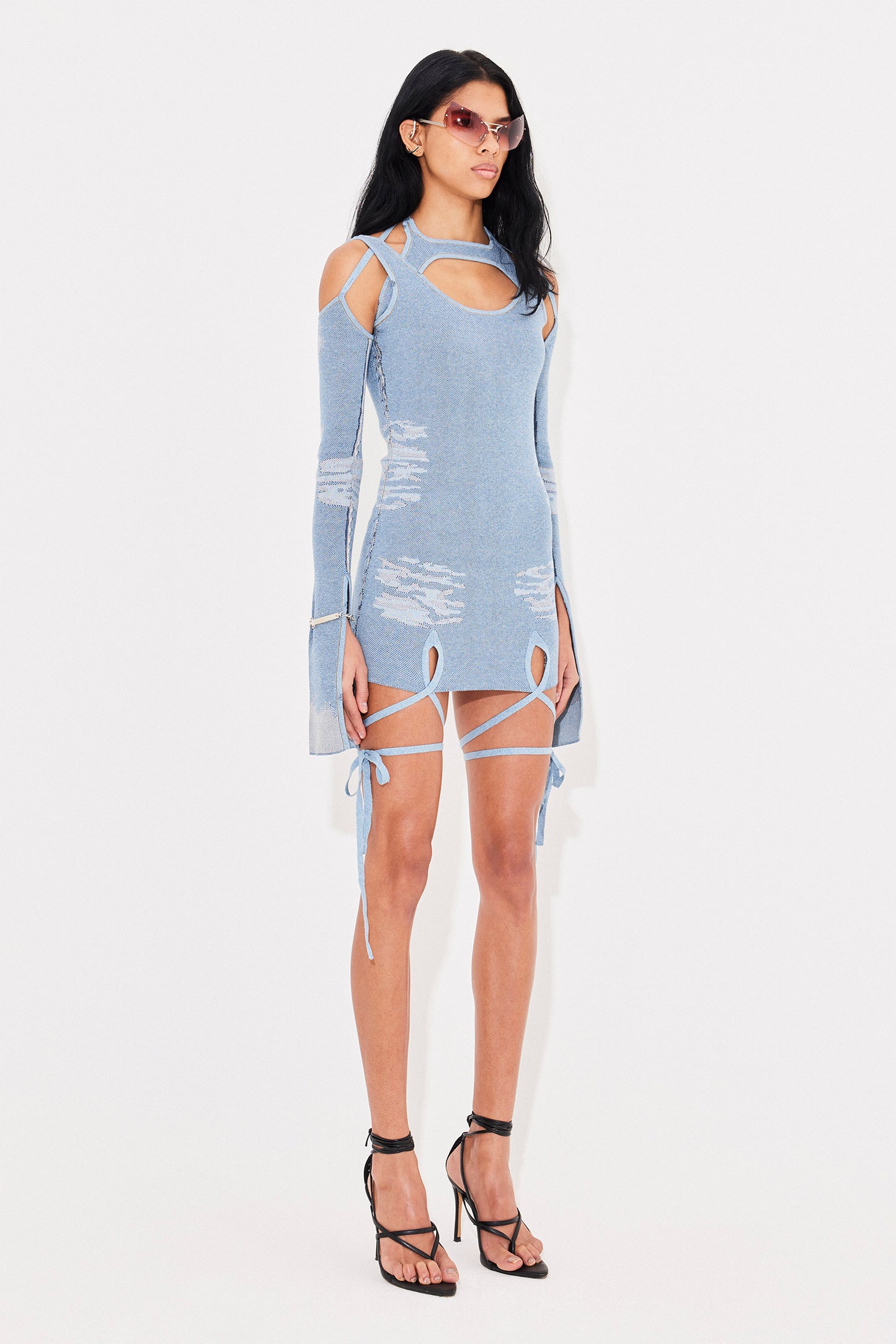 DENIM MARFA DRESS