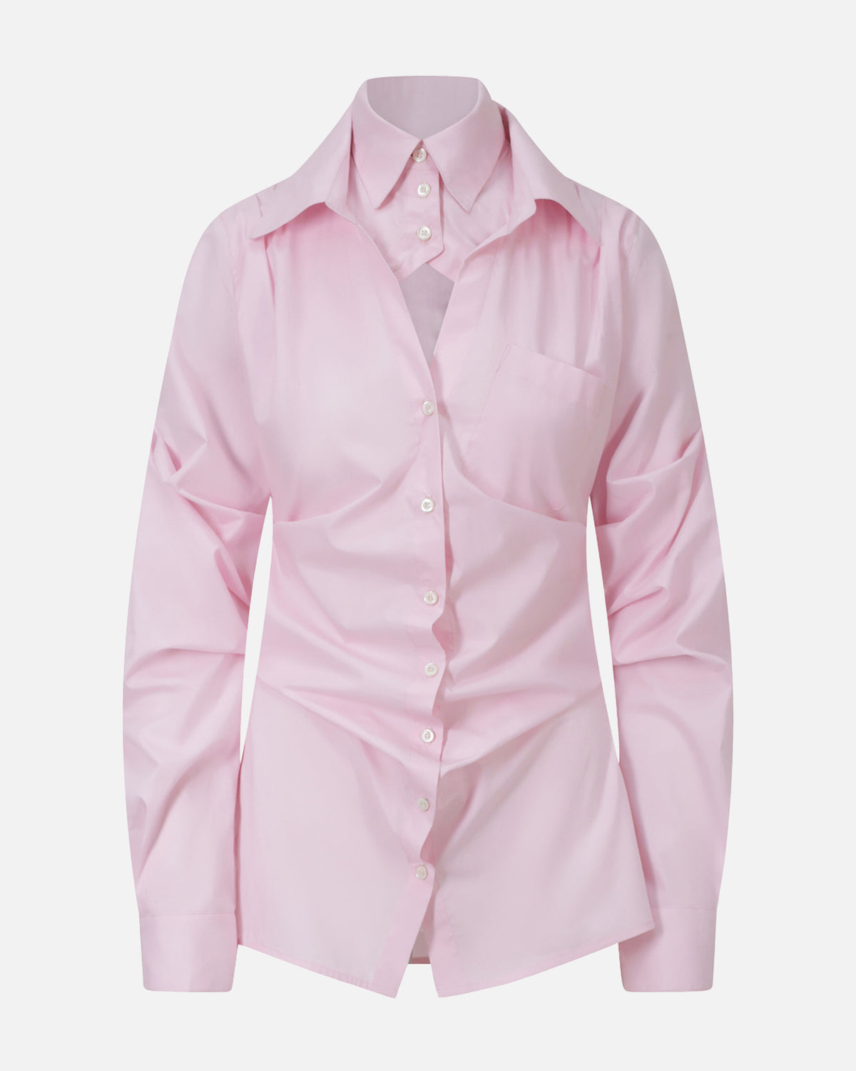 BREAKFAST SHIRT DRESS PINK