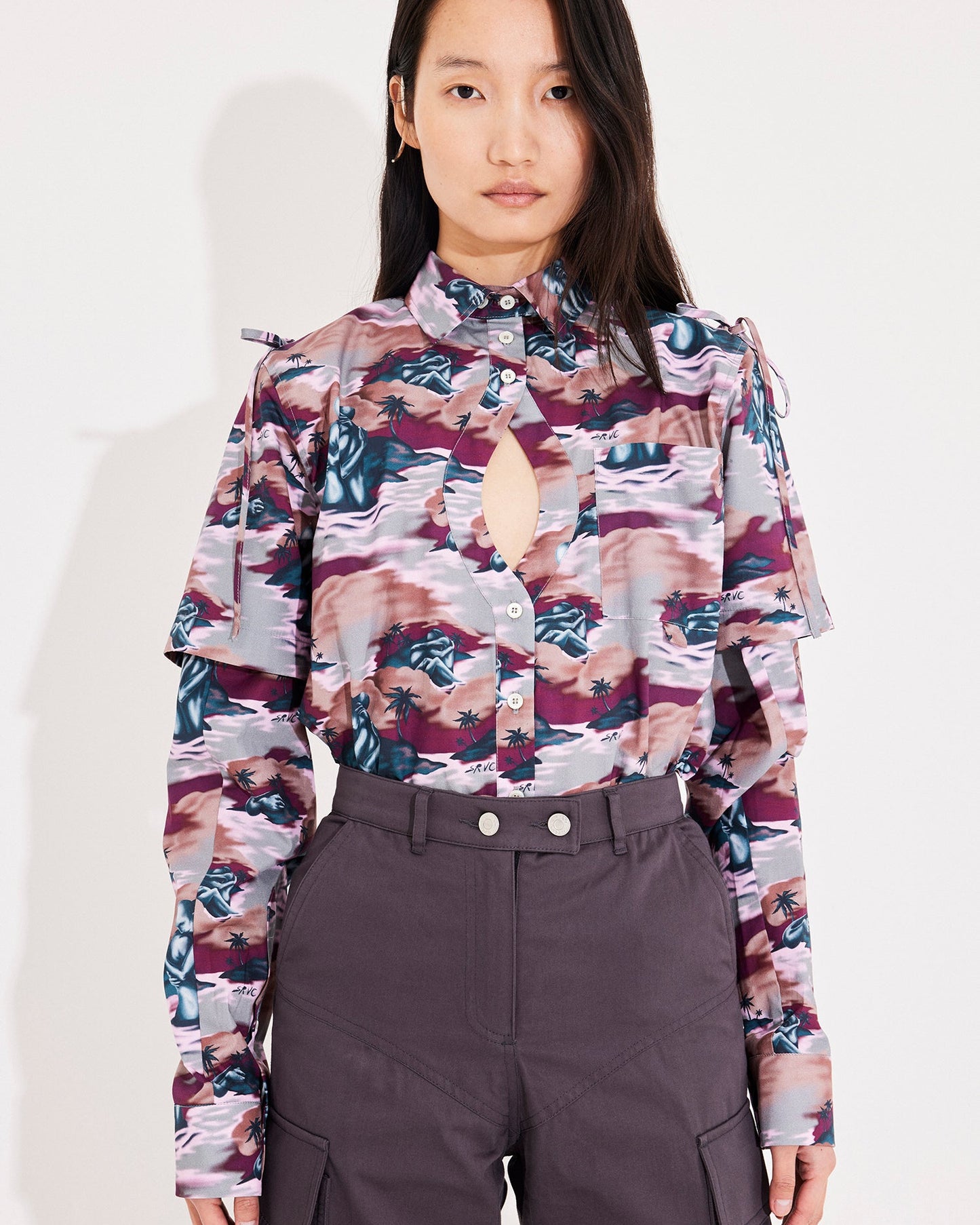HAWAIIAN SHIRT PINK ALOHA