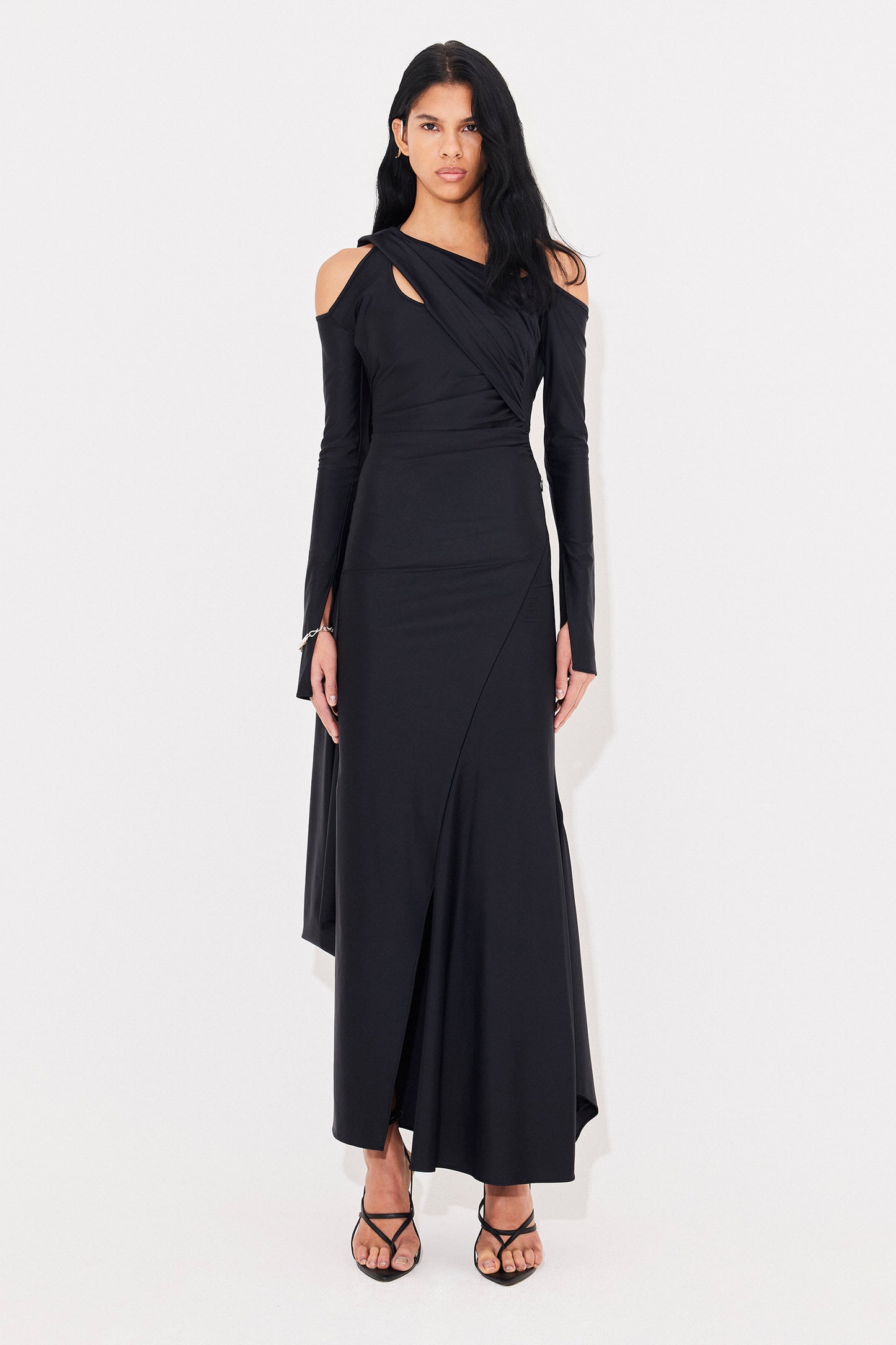 SIREN DRESS BLACK