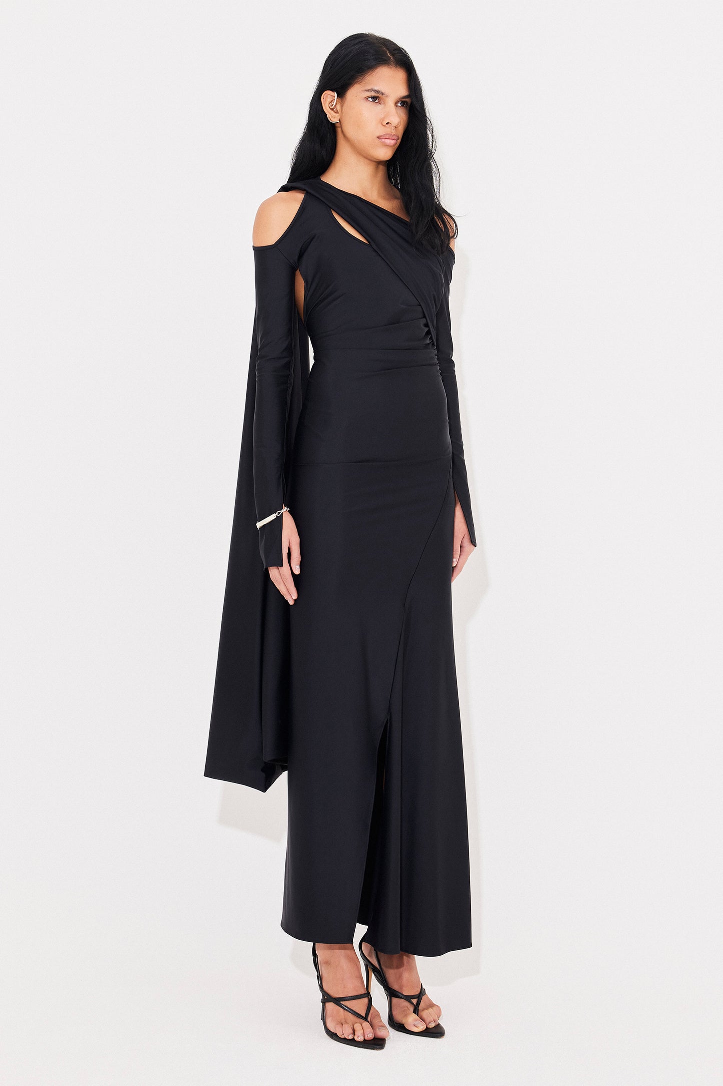 SIREN DRESS BLACK
