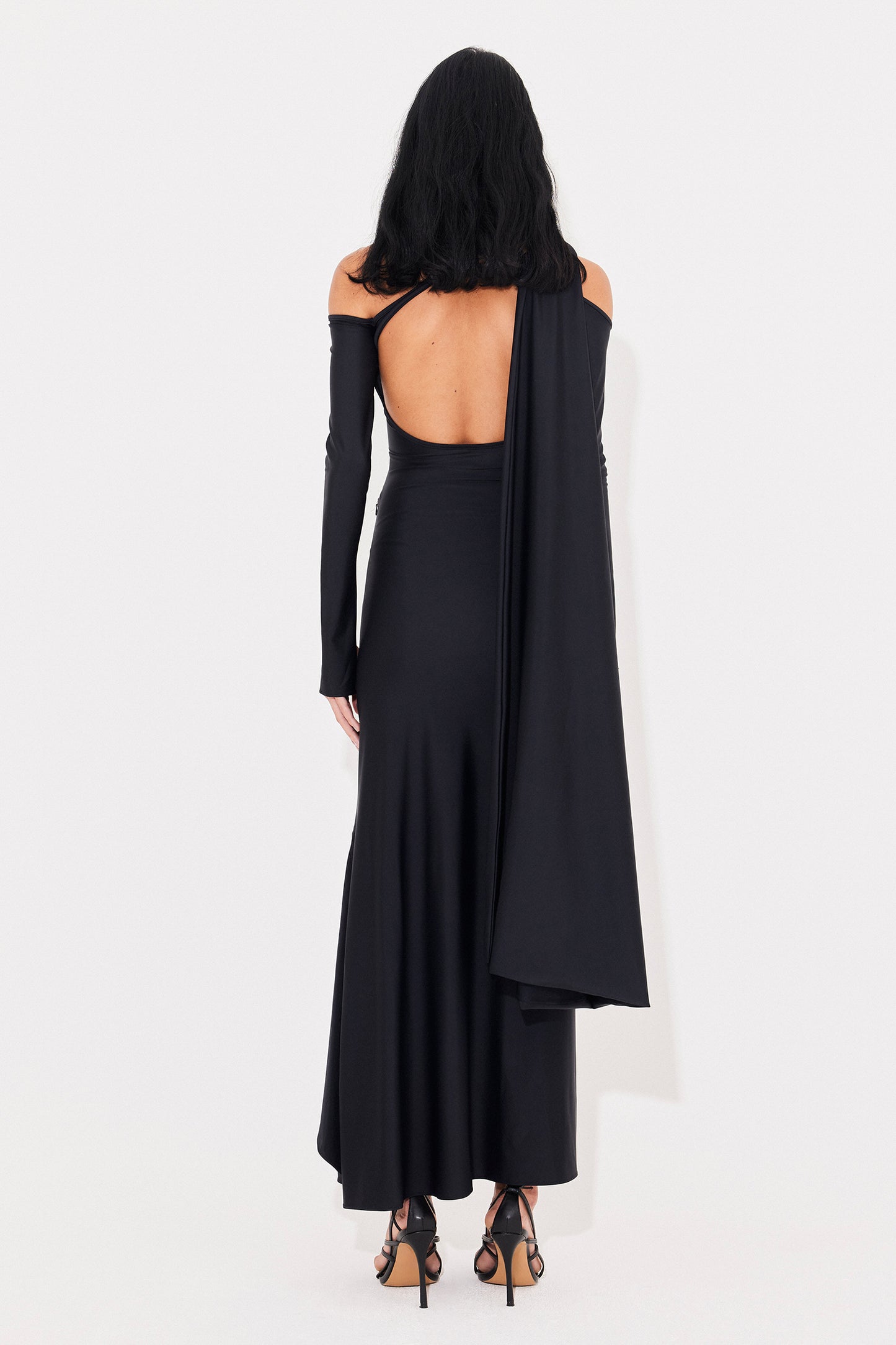 SIREN DRESS BLACK