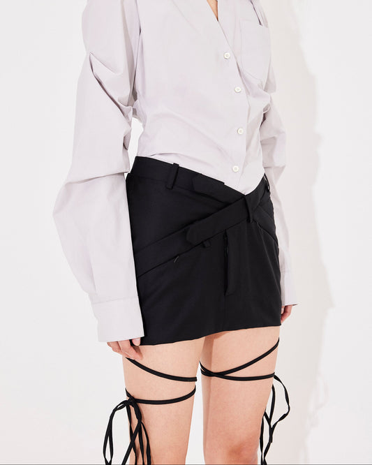 STAFF MINI SKIRT BLACK