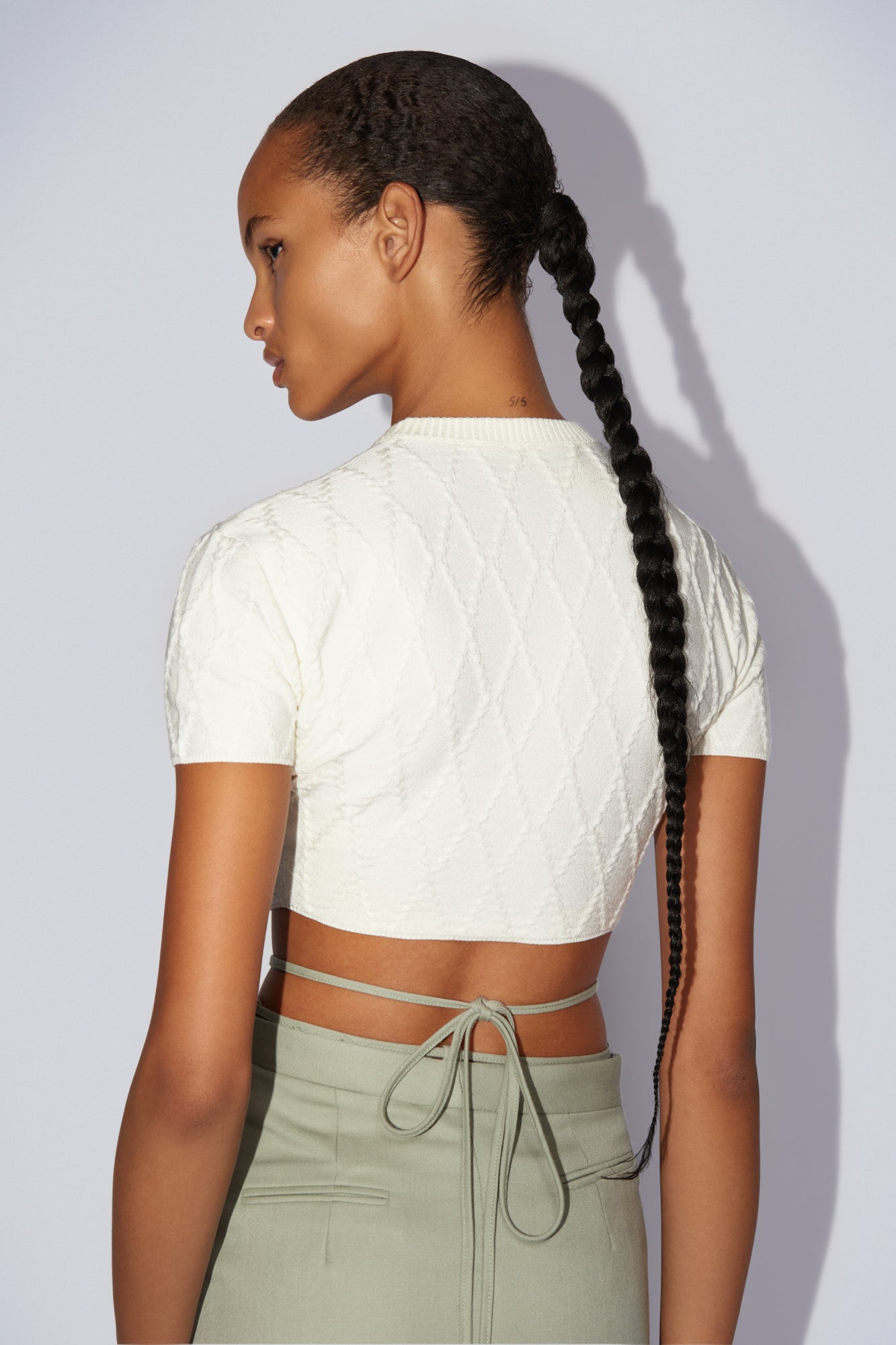 SERVICE SKIRT SAGE