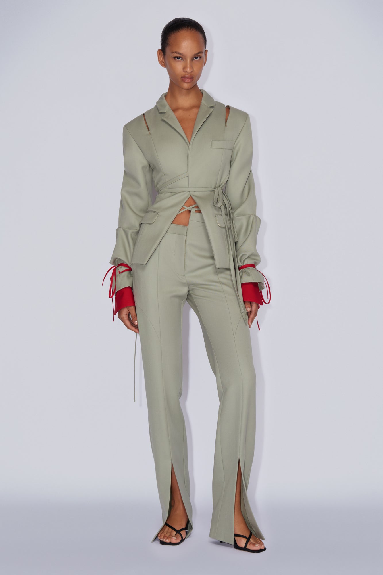 SERVICE TROUSERS SAGE