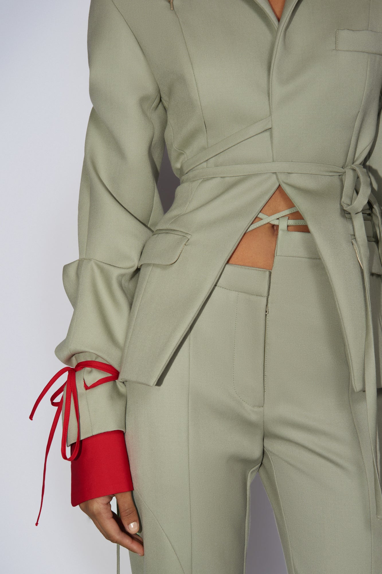 SERVICE TROUSERS SAGE