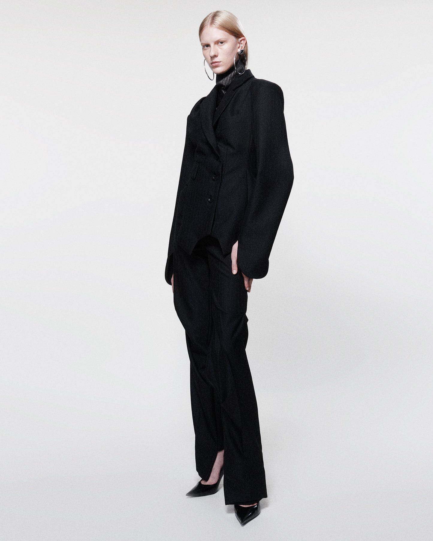 INVERSE TAILORED JACKET BLACK