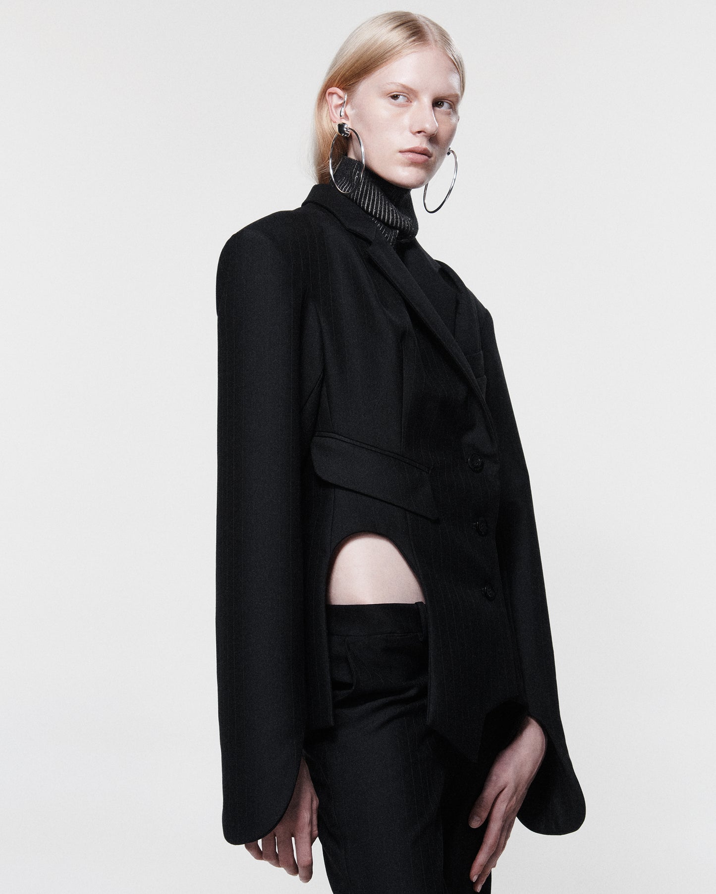 INVERSE TAILORED JACKET BLACK