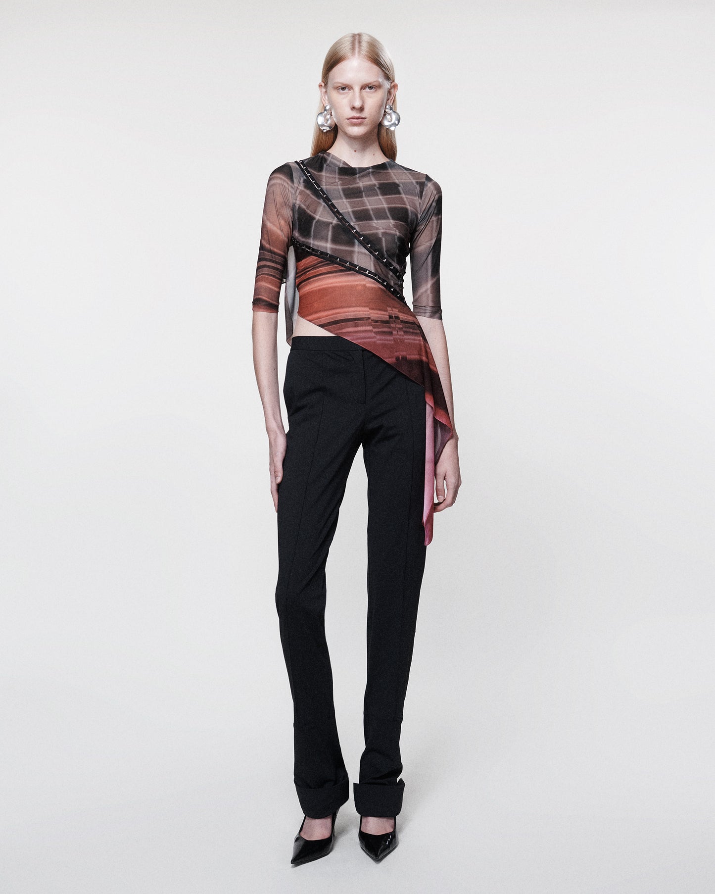 SHIRT COLLAR PANTS BLACK