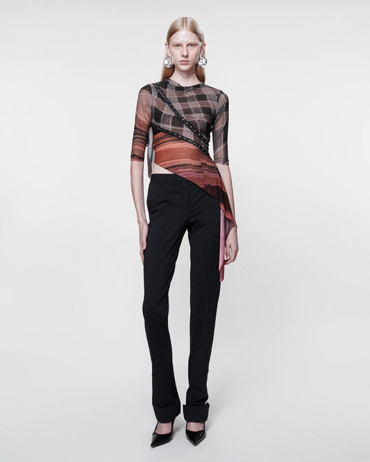 SHIRT COLLAR PANTS BLACK