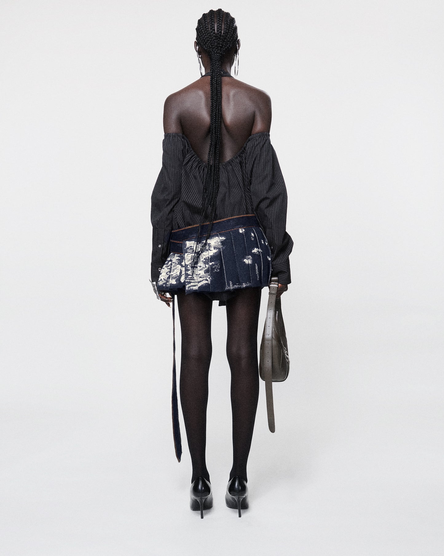 UTILITY MINI SKIRT DENIM BLUE