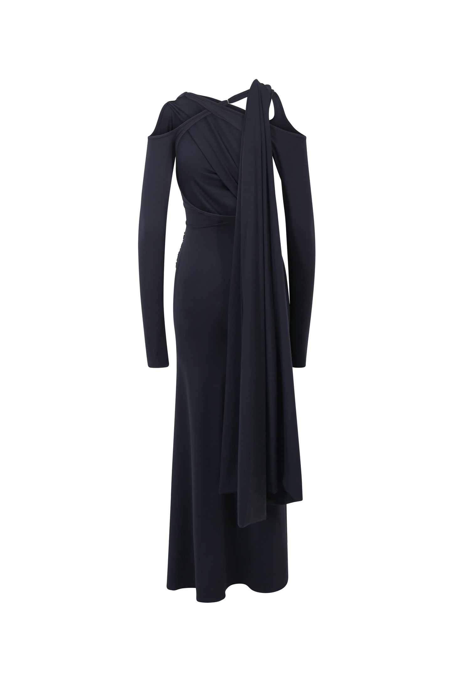 SIREN DRESS BLACK