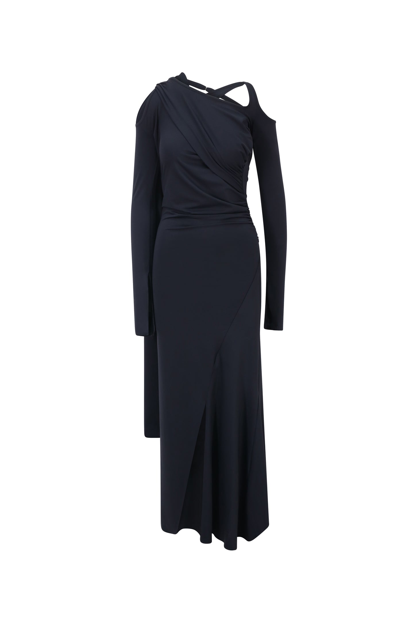 SIREN DRESS BLACK