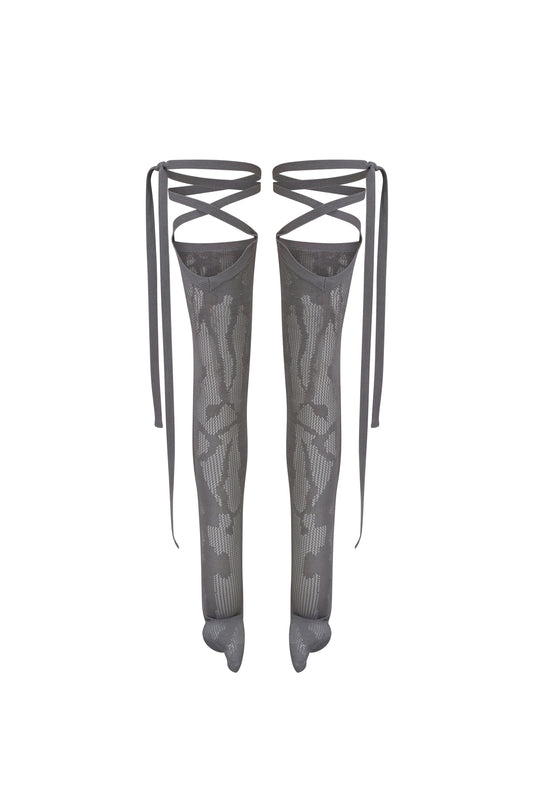 HEAT TECH TABI STOCKINGS ORANGE-YELLOW