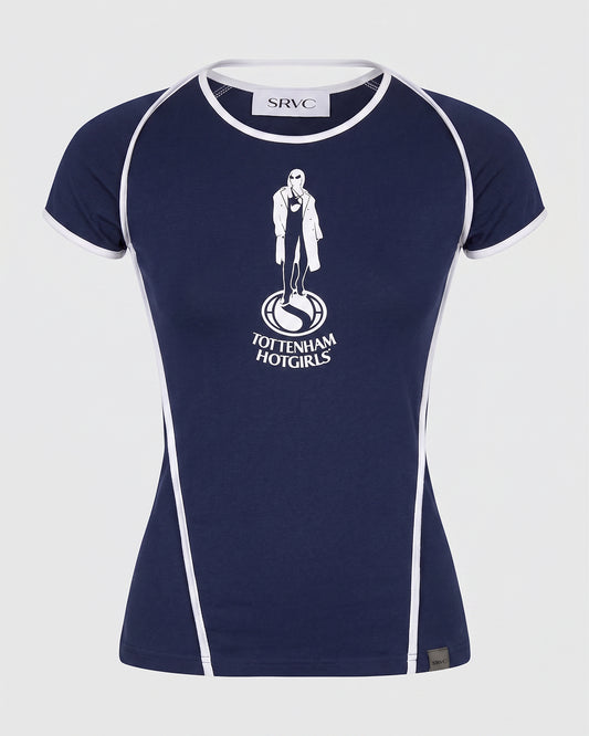 TOTTENHAM HOT GIRLS T-SHIRT NAVY