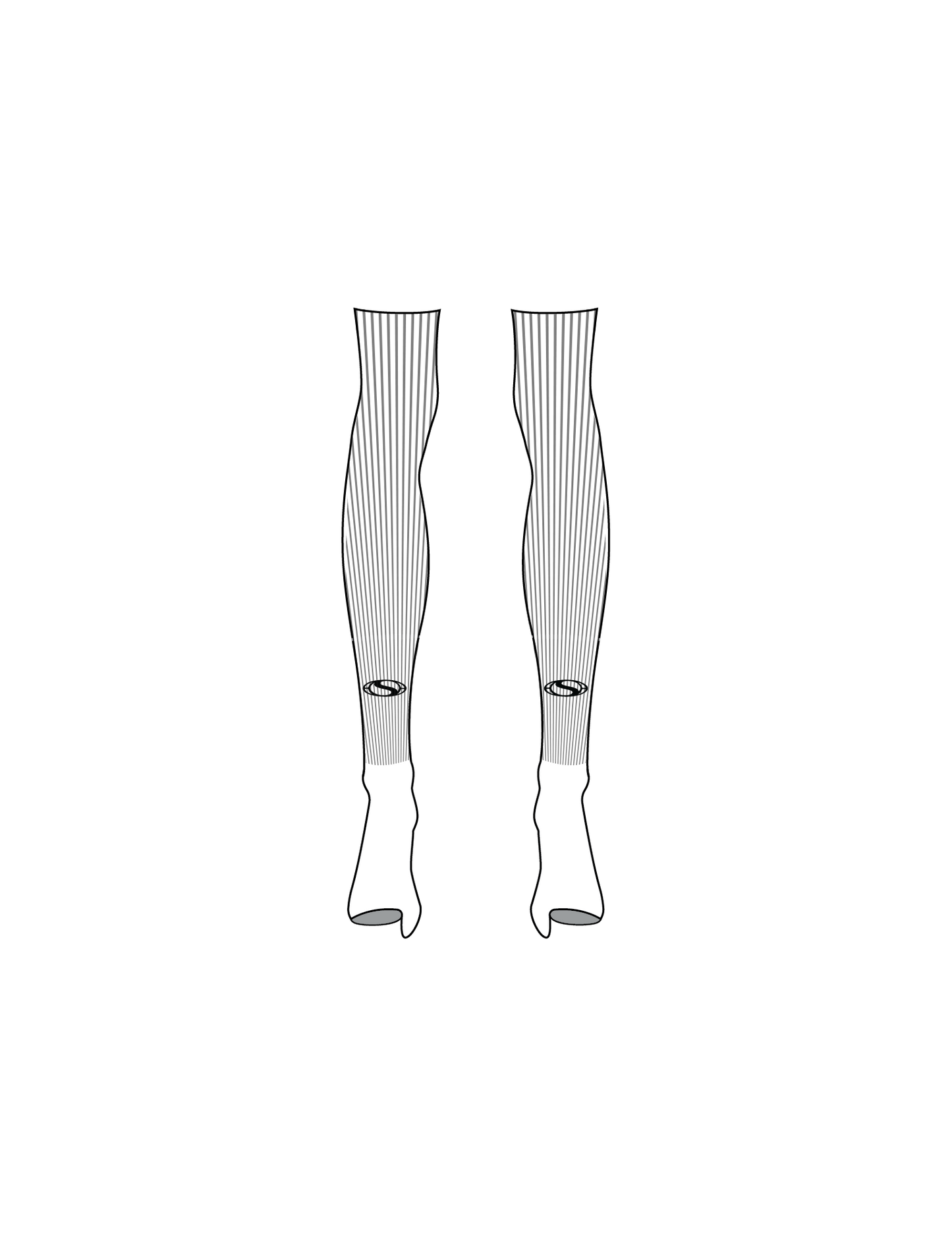 LONG TABI SPORTS SOCK WHITE