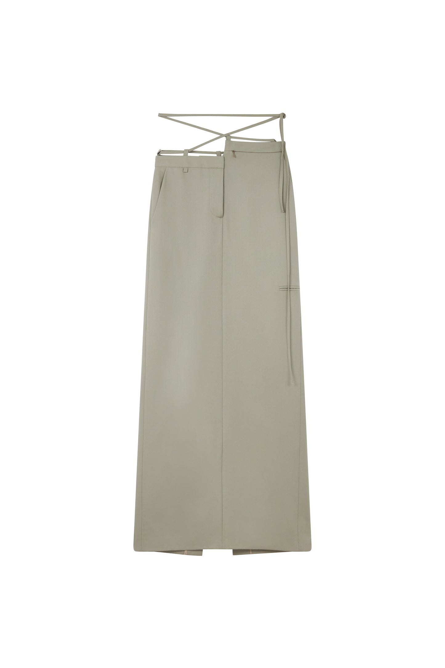 SERVICE SKIRT SAGE