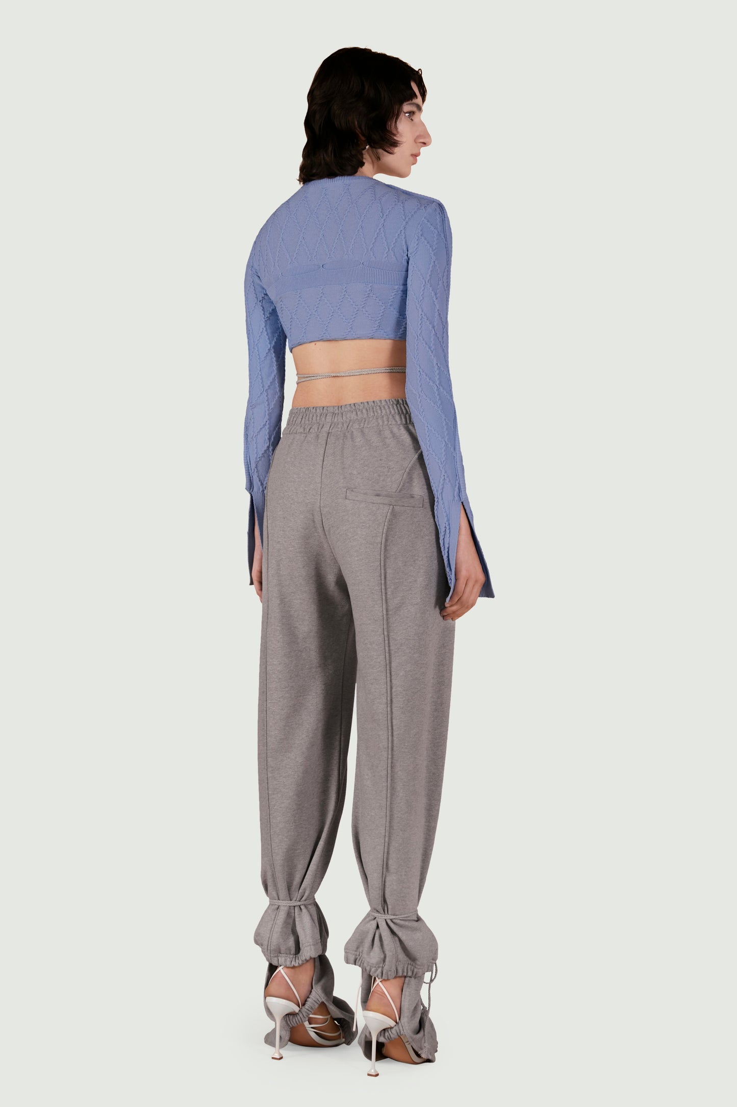ASYMMETRIC SWEATPANTS GREY